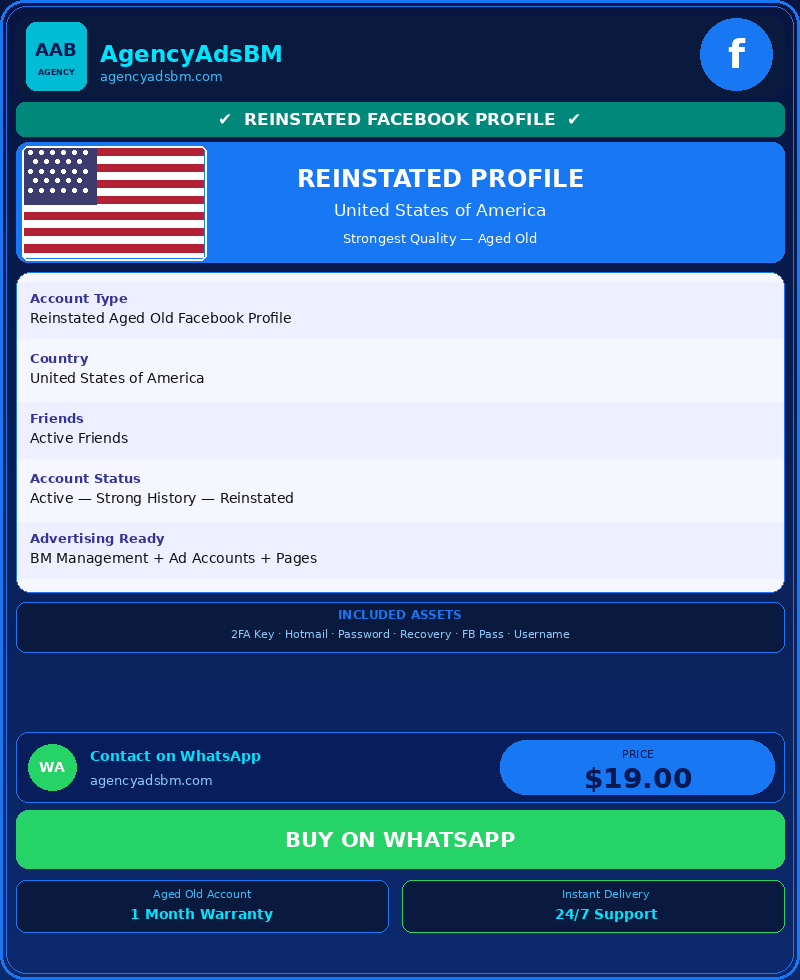 Reinstated USA Strongest Profile