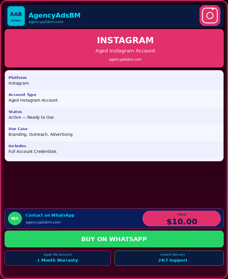 Instagram Account